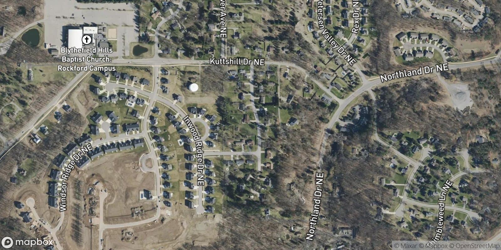 Northland Plat — satellite view