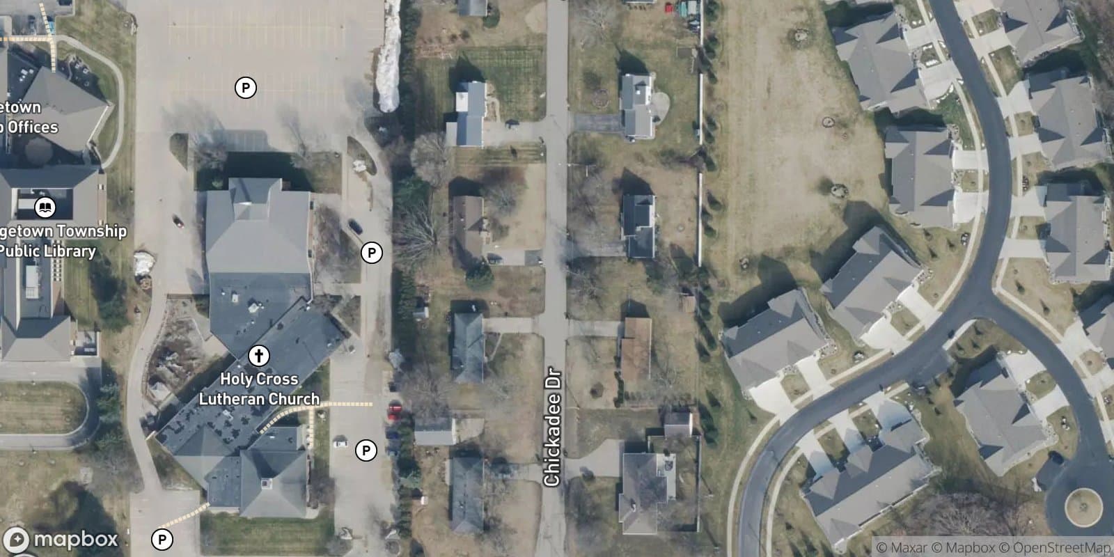 Hilltop Acres — satellite view