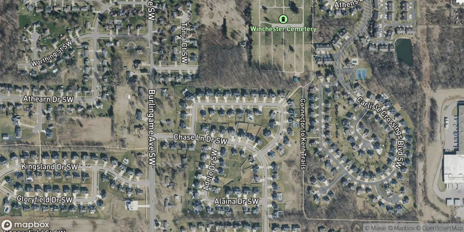 Chase Farms — satellite view