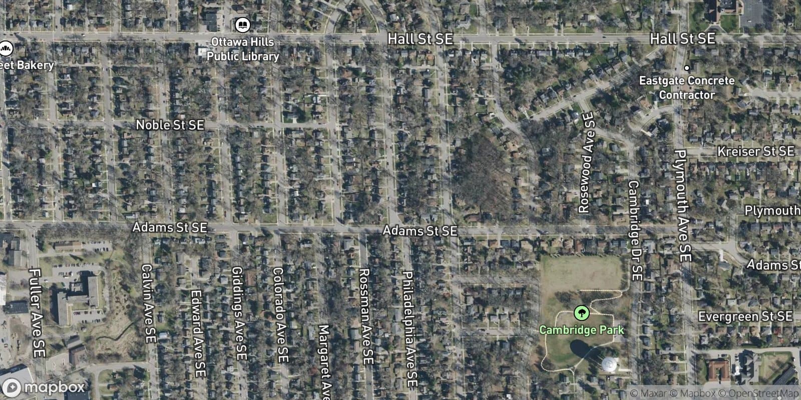 Cutcheon & Underwood Add. — satellite view