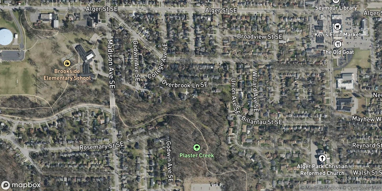 Overbrook Plat — satellite view