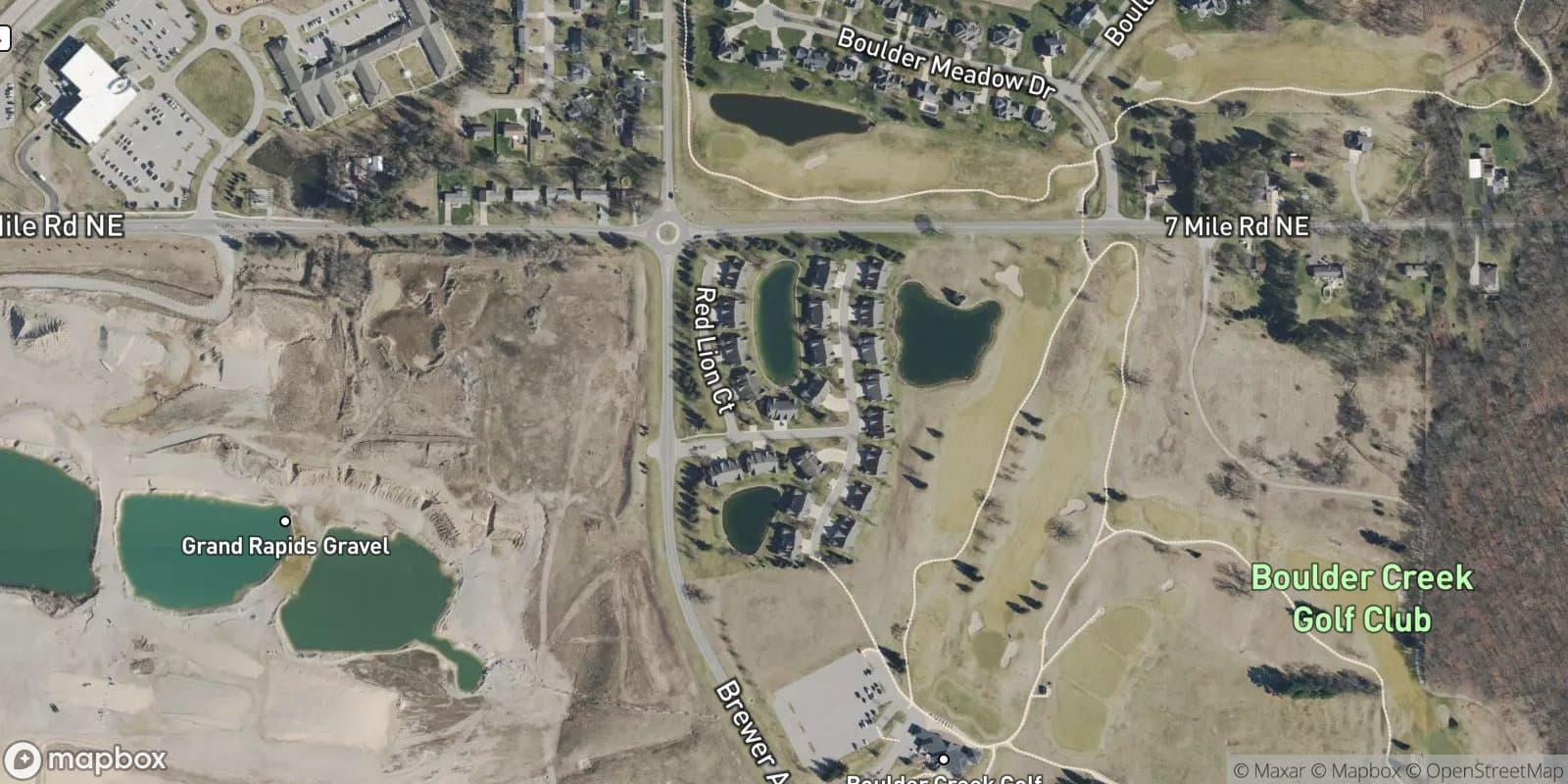 Prestwick Condominium at Boulder Creek — satellite view