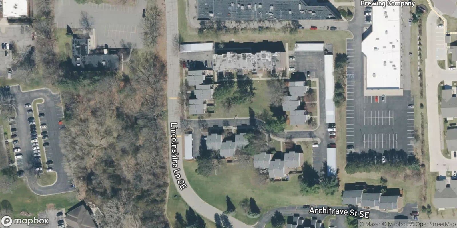 Thornapple Hills Condominiums — satellite view
