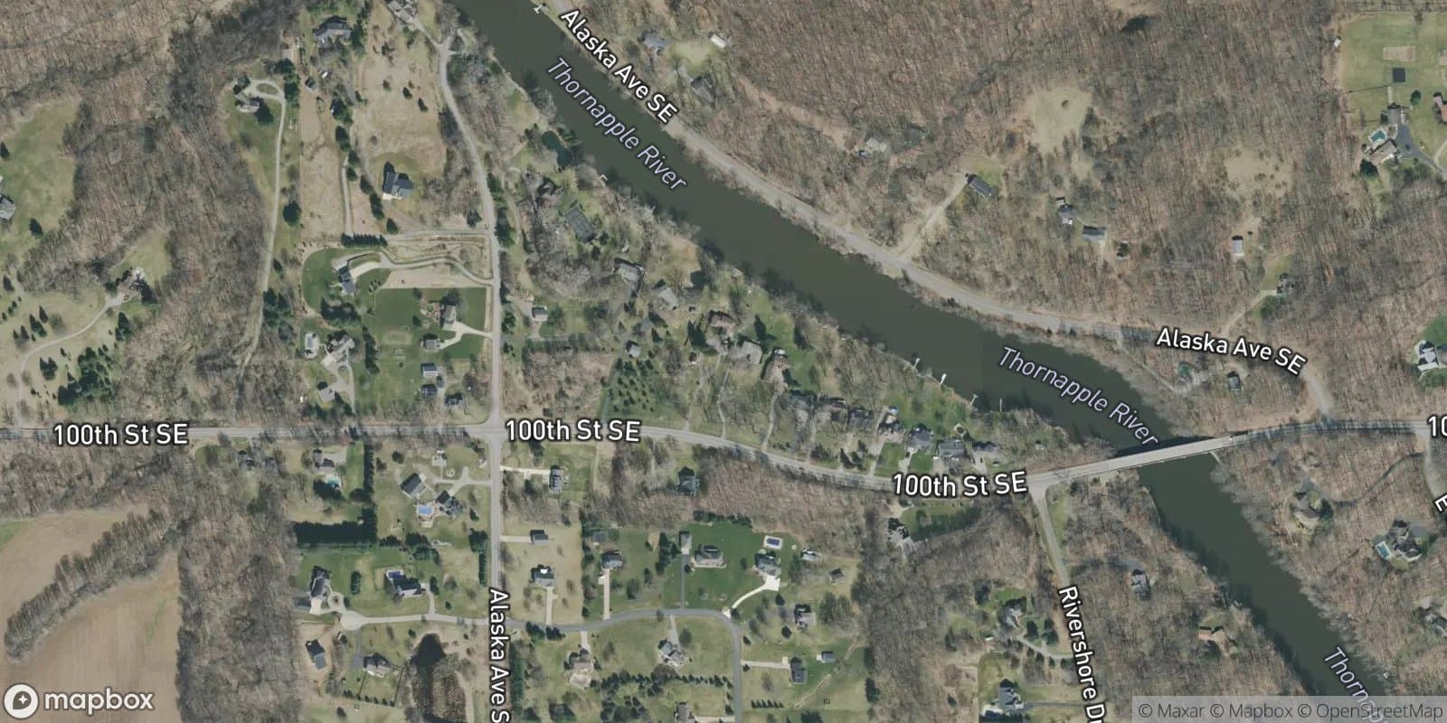 Thornapple River Shore Estates — satellite view