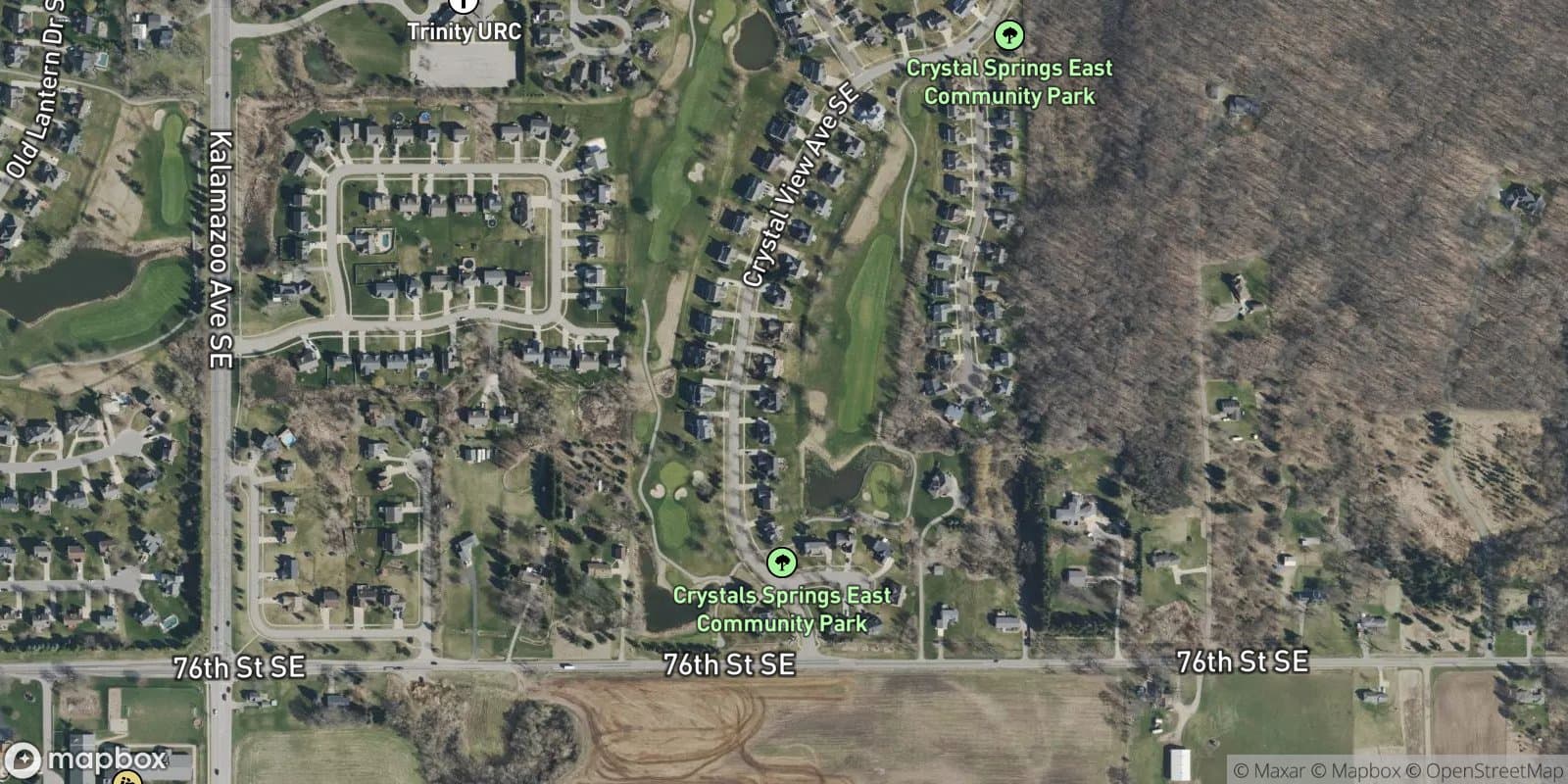 The Fairways — satellite view