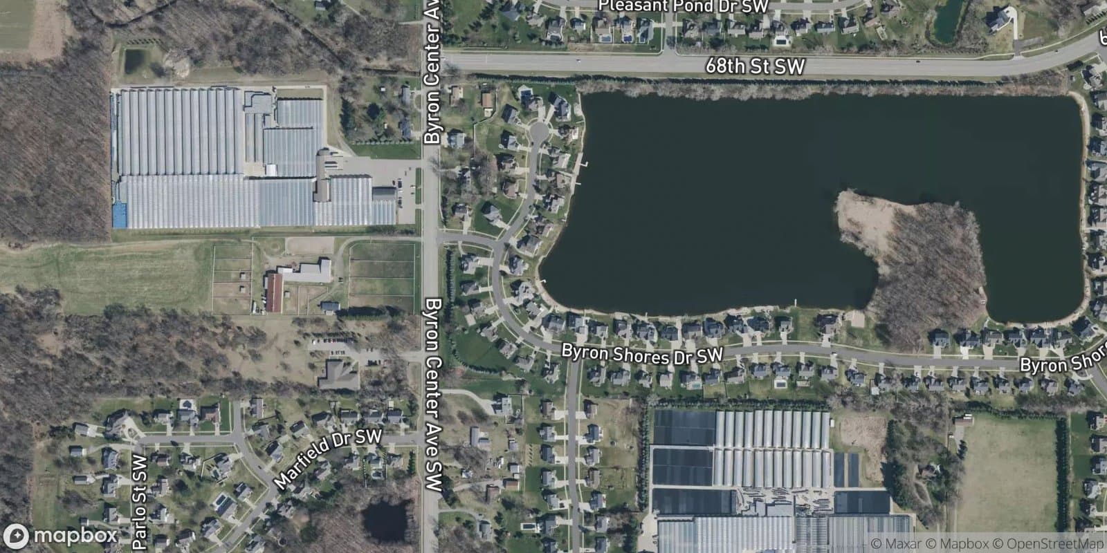 Byron Lake Estates — satellite view