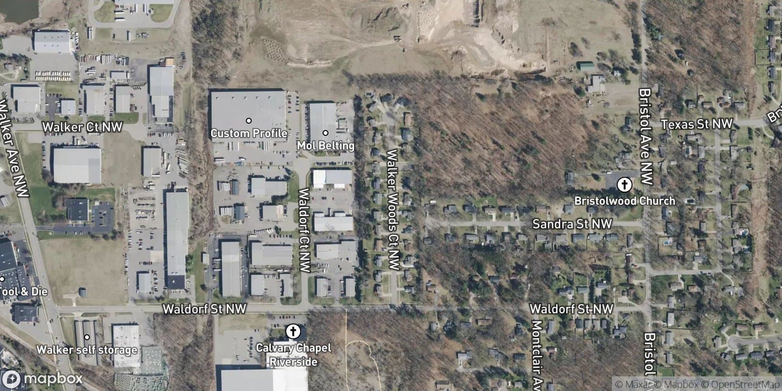 Waldorf Estates — satellite view