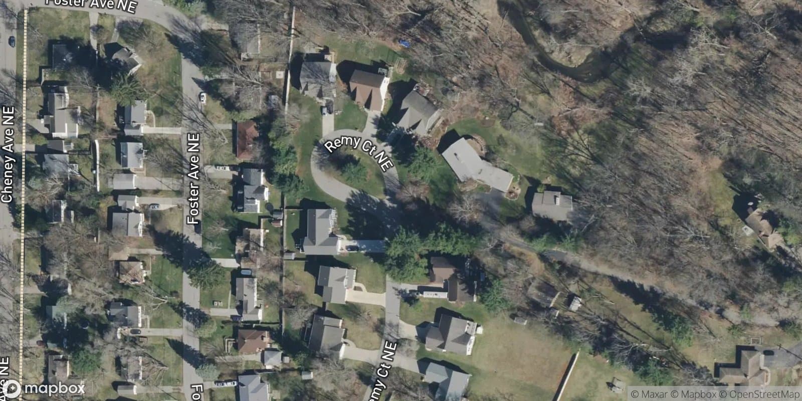 Lamberton Creek Estates — satellite view
