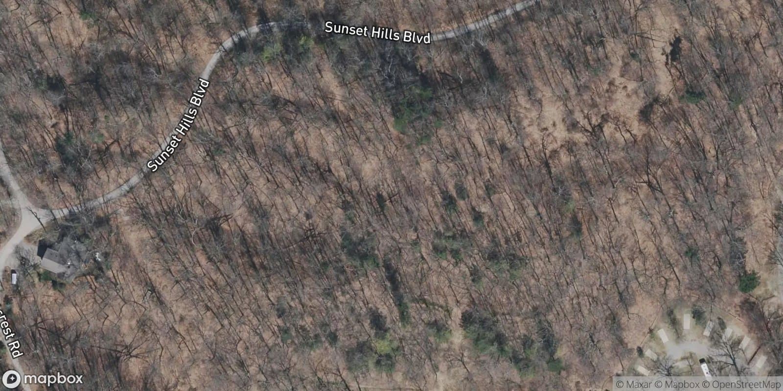 Sunset Hills — satellite view