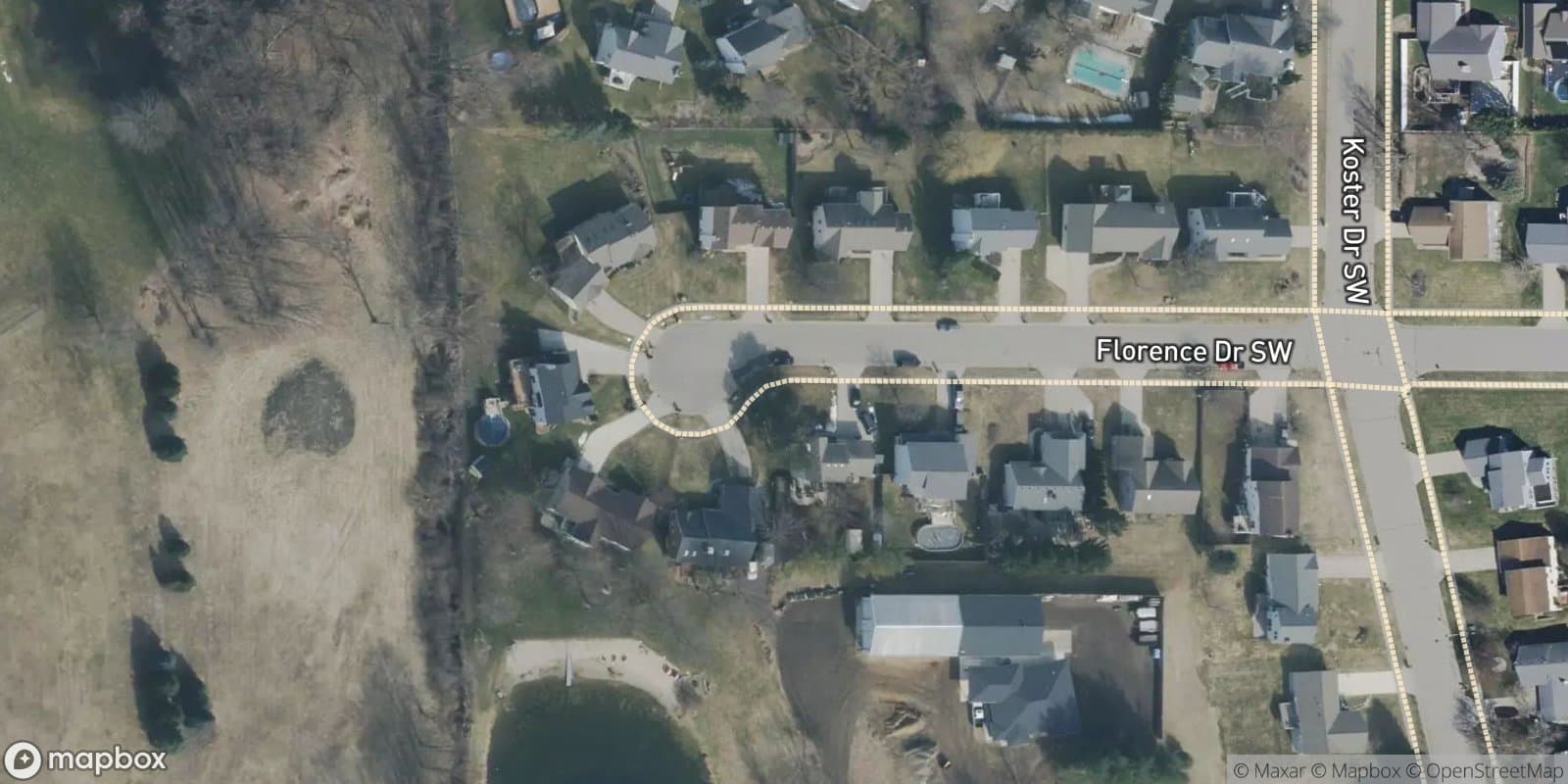 Koster Estates No. 2 — satellite view