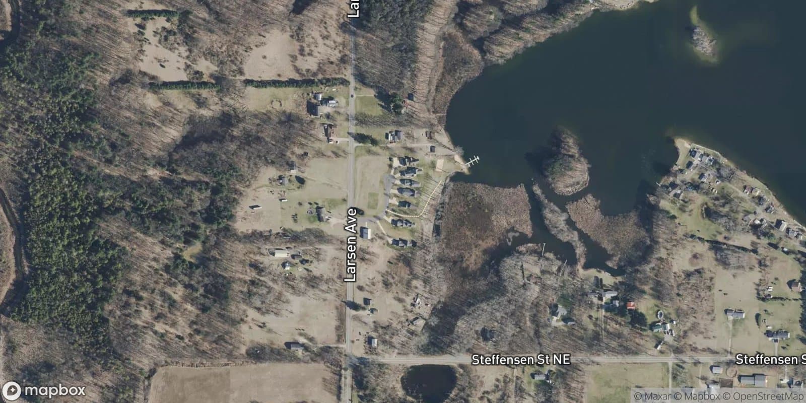 The Cottages at Bass Lake — satellite view