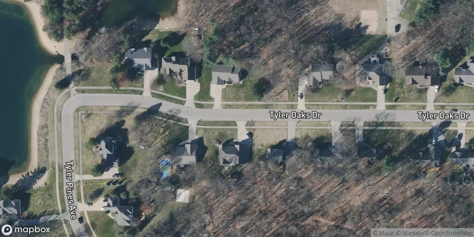 Tyler Pines Estates — satellite view