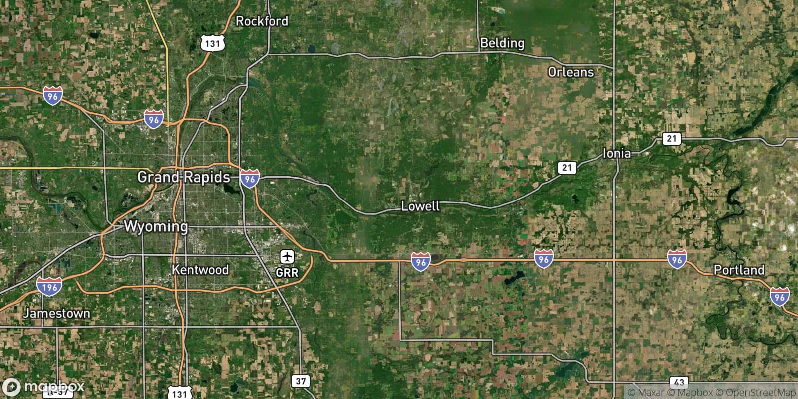 Lowell Area Schools — satellite view