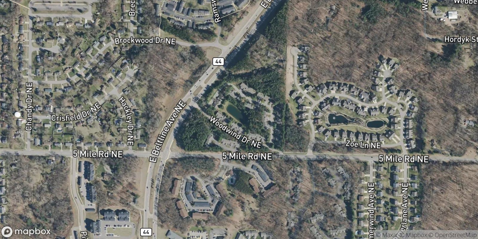 Woodwind Condominiums — satellite view