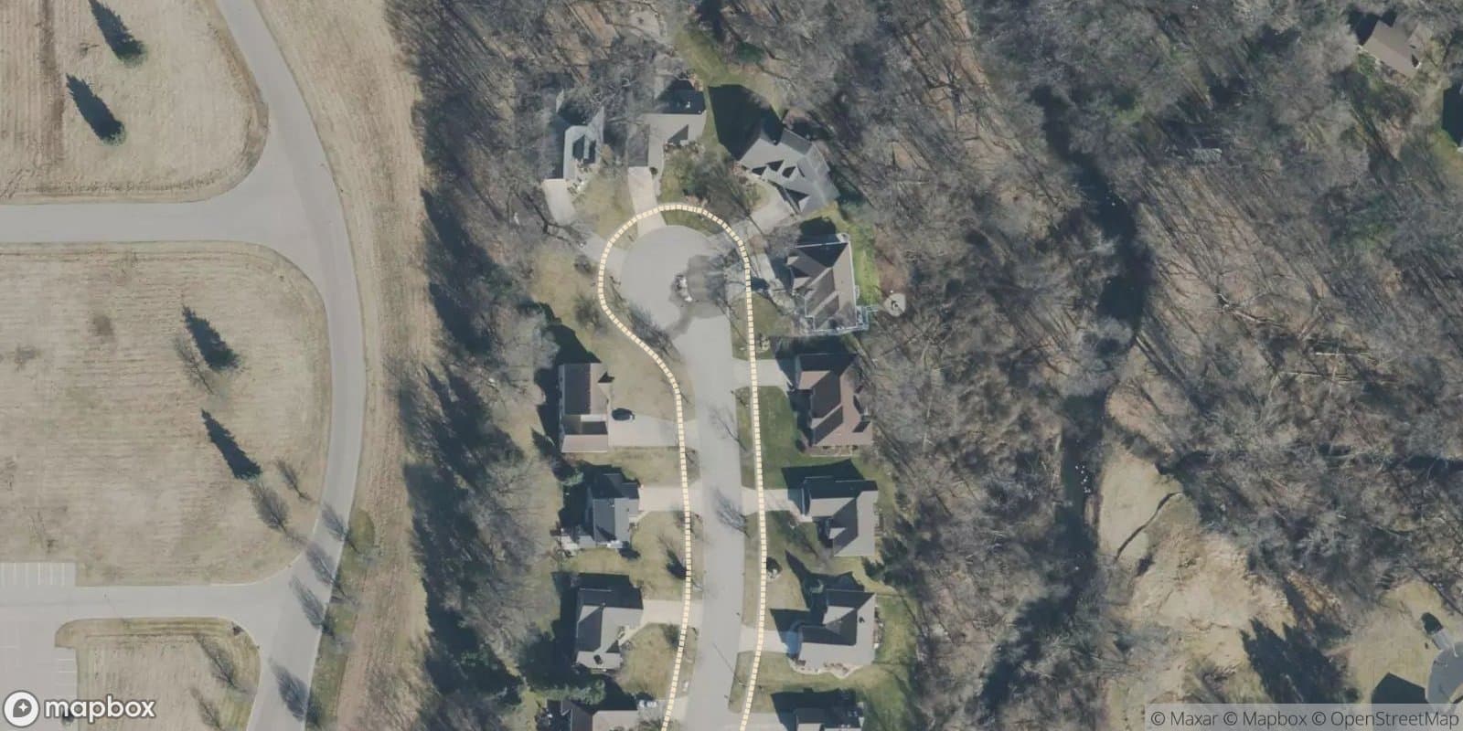 Beech Creek Estates — satellite view