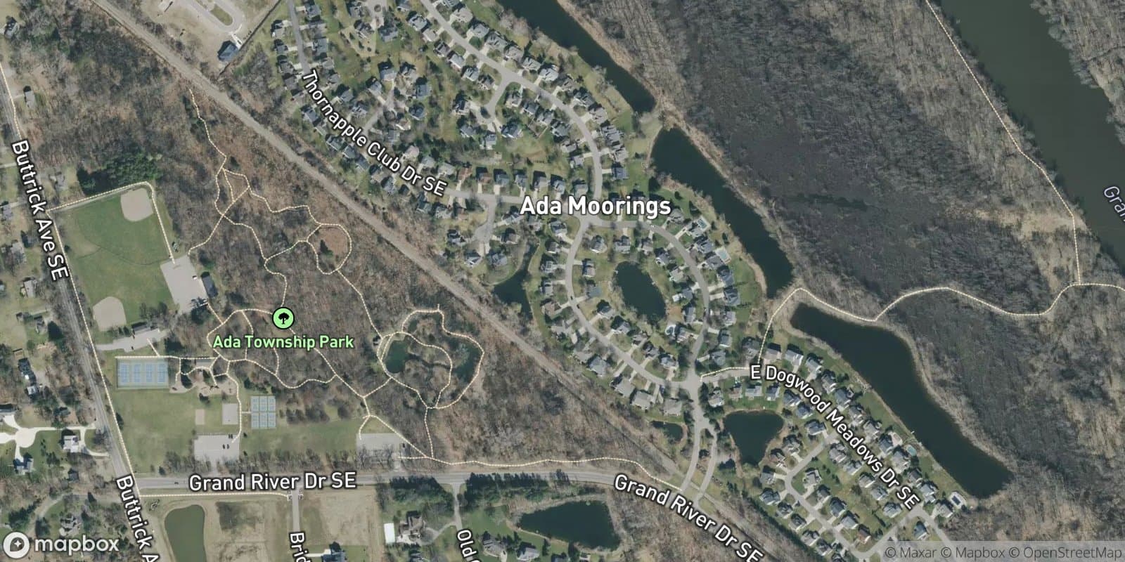 Thornapple Club — satellite view