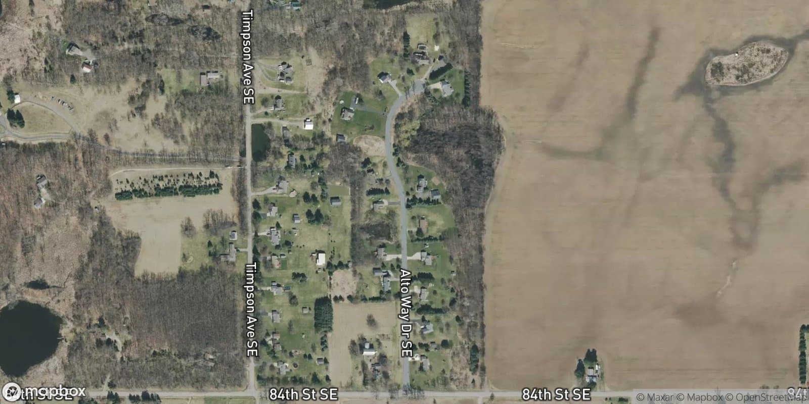 Timpson Estates No.2 — satellite view