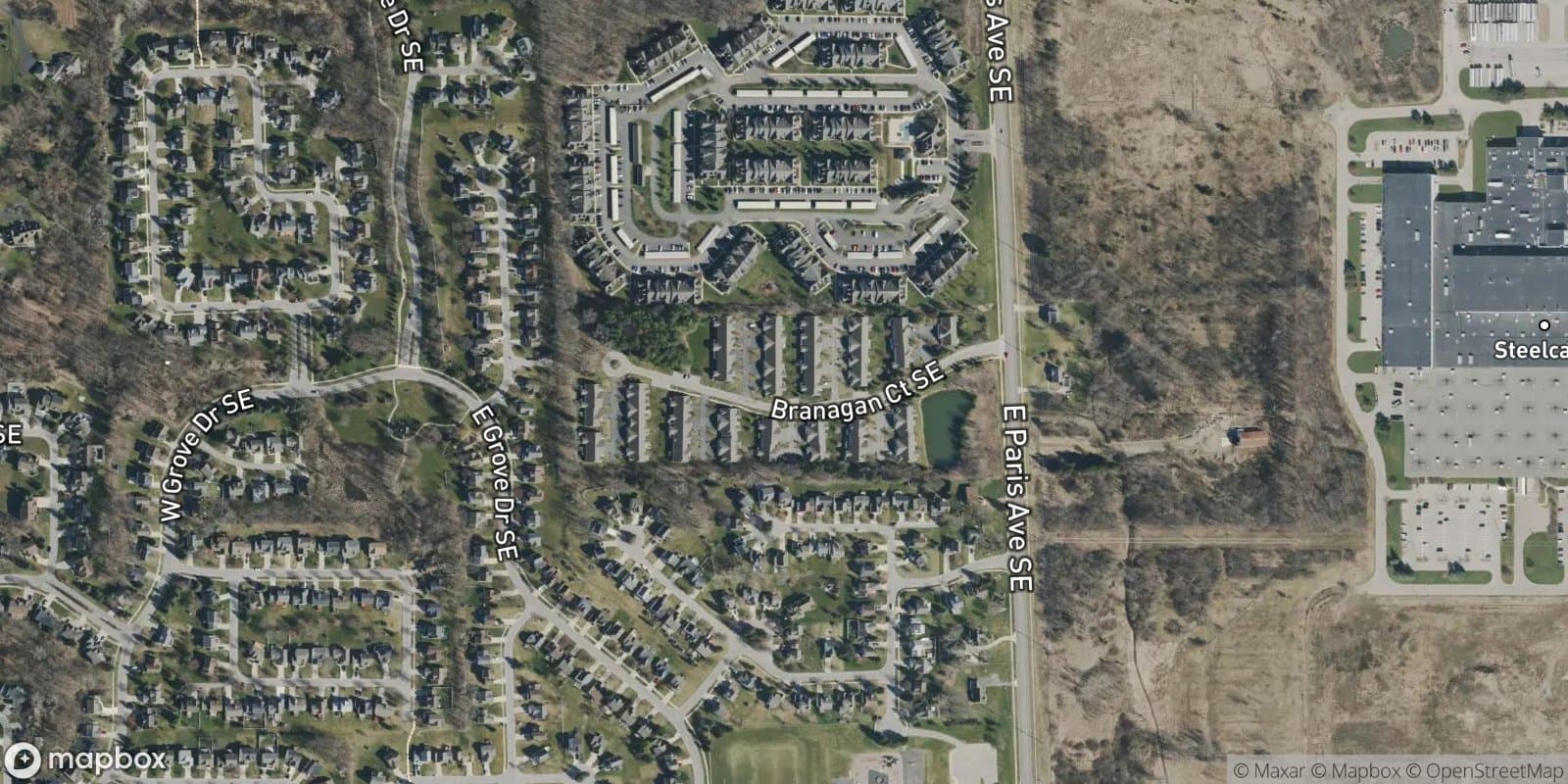 Paris Meadows — satellite view