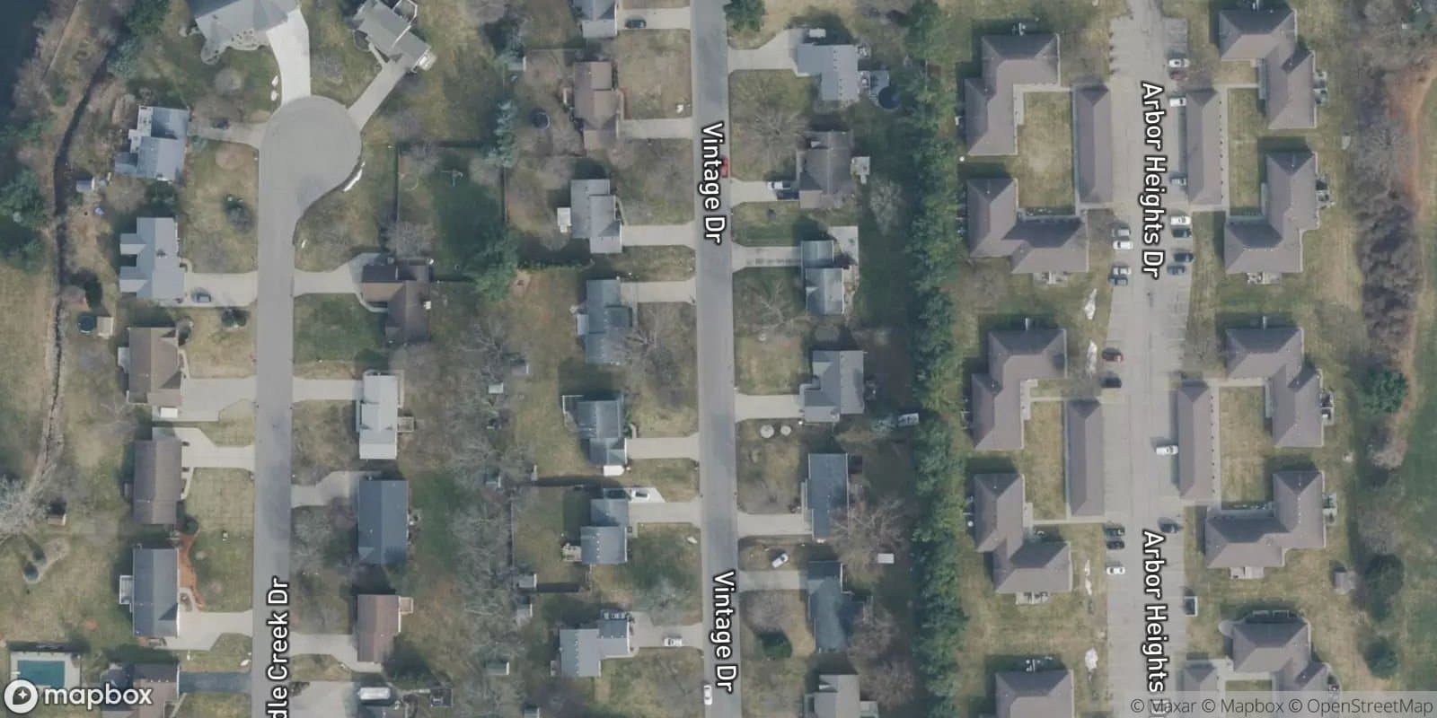 Arbor Heights Estates — satellite view