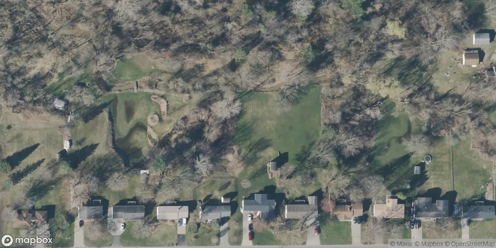 Langeland Subdivision — satellite view