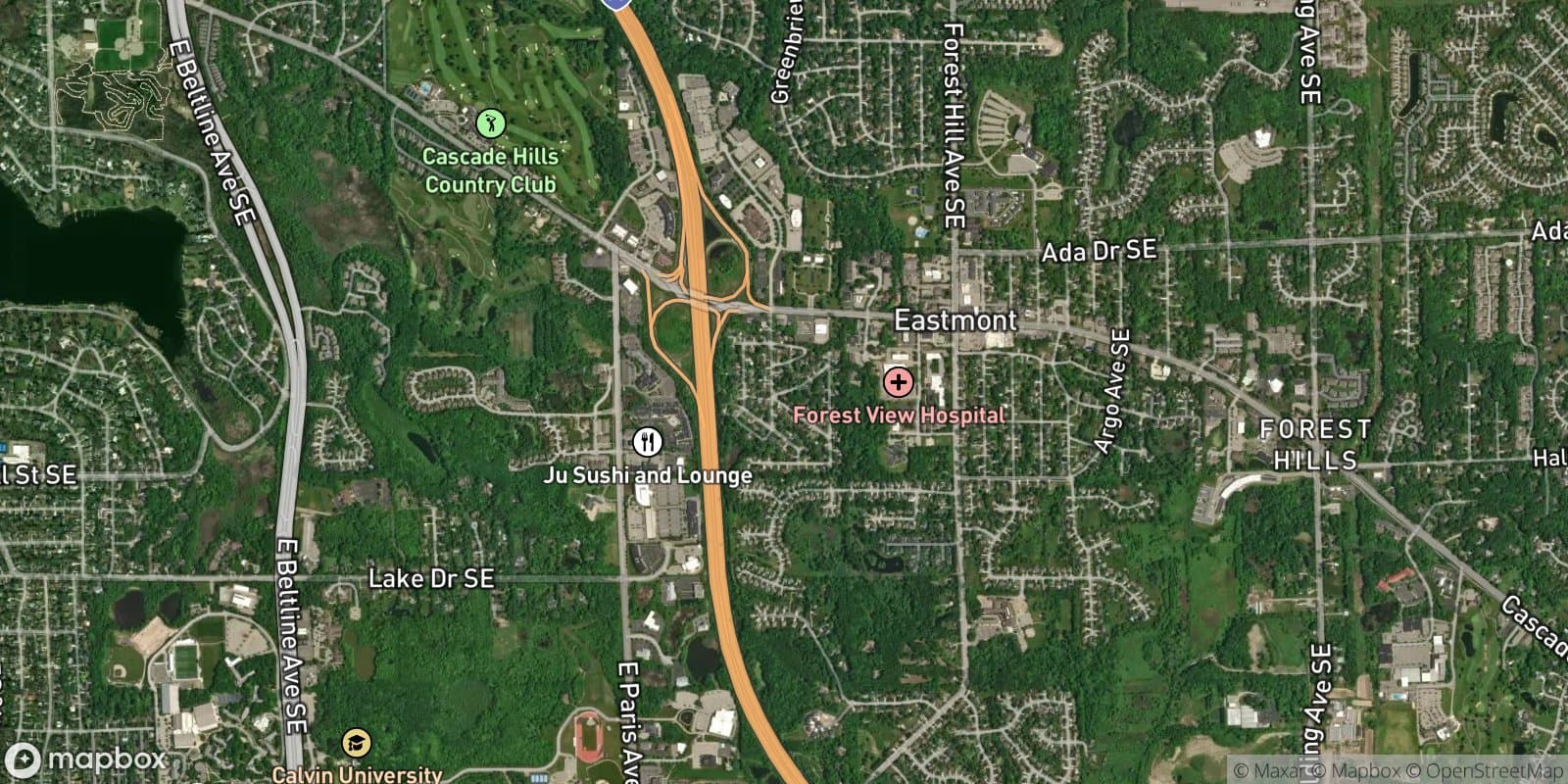 Castle Hills — satellite view