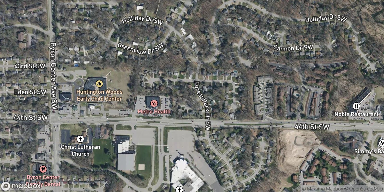 Forest Park Add. — satellite view