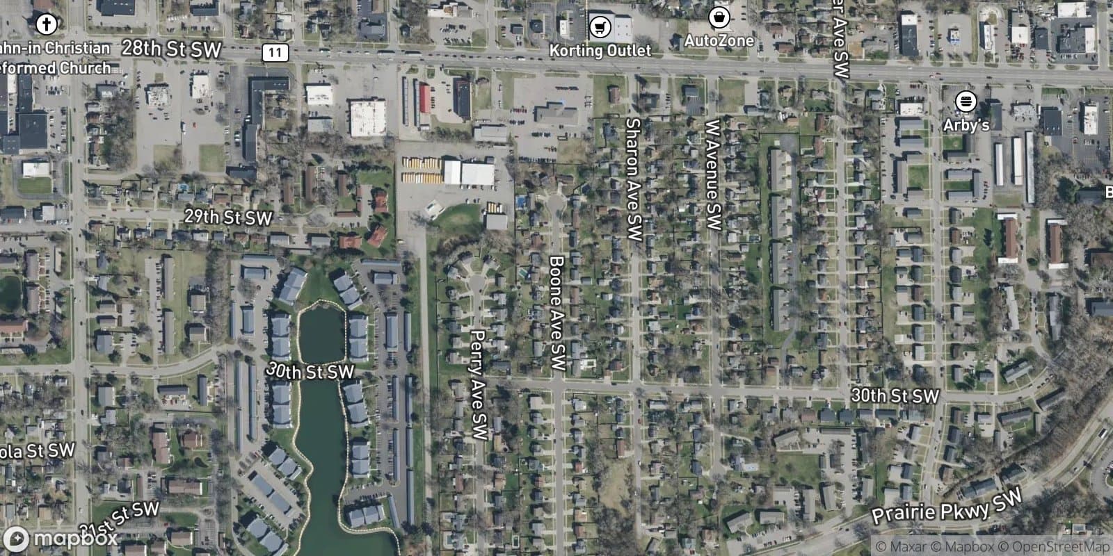 Crestline Add. — satellite view