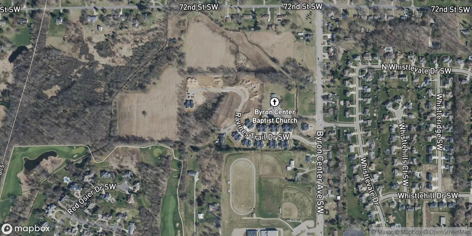 Ravines at Railside Condominiums — satellite view