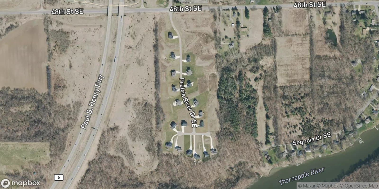 Thornapple Pointe Estates Condominium — satellite view