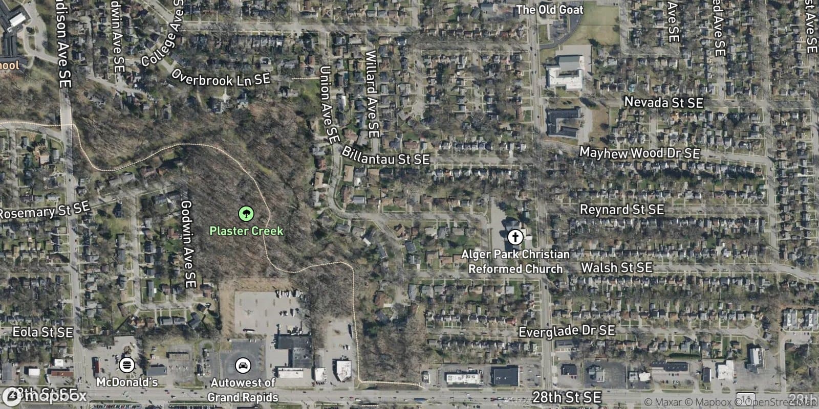 Alger Park — satellite view