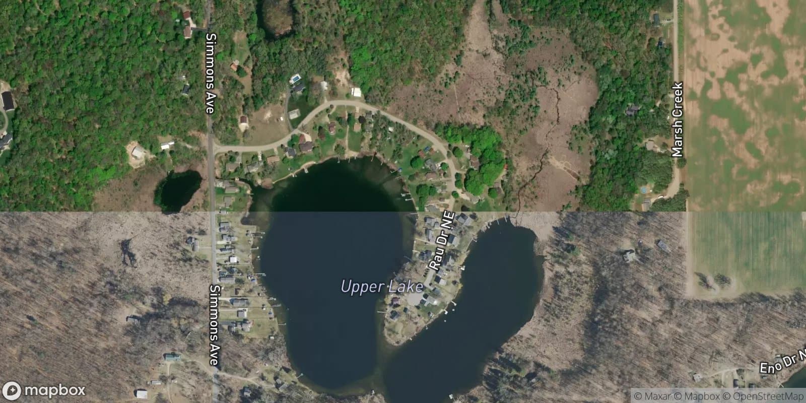 Upper Lake Plat — satellite view