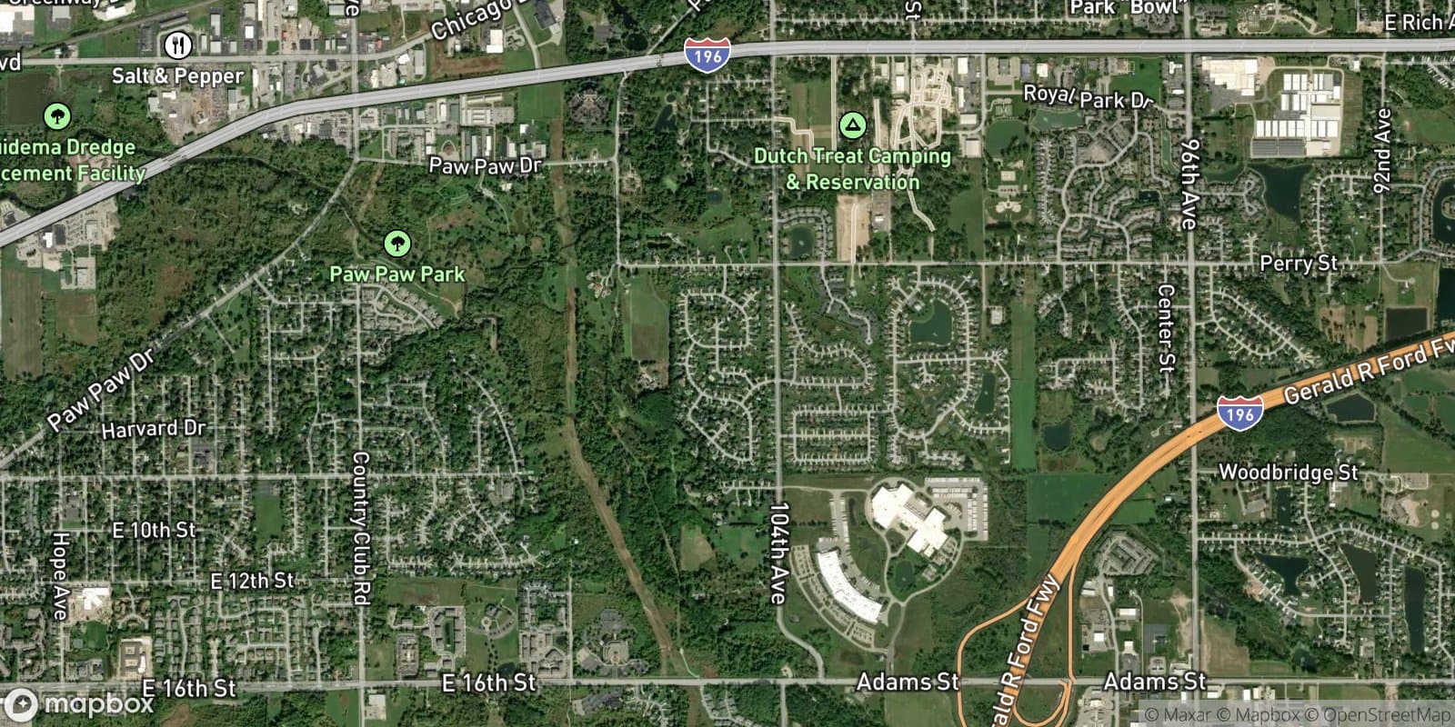 Steaders Borough — satellite view