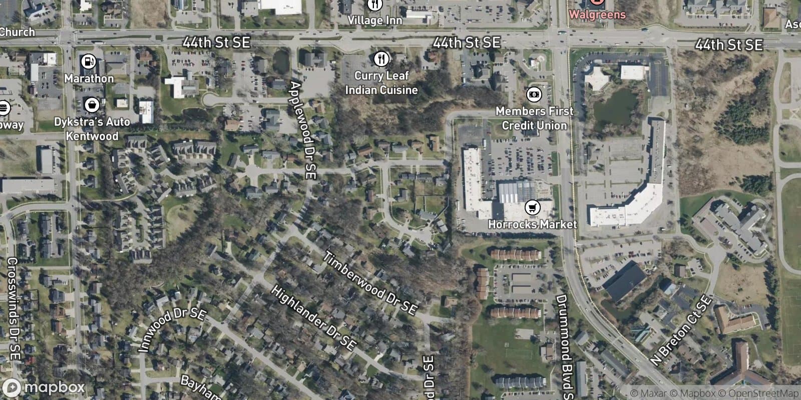 Dilley Acres — satellite view