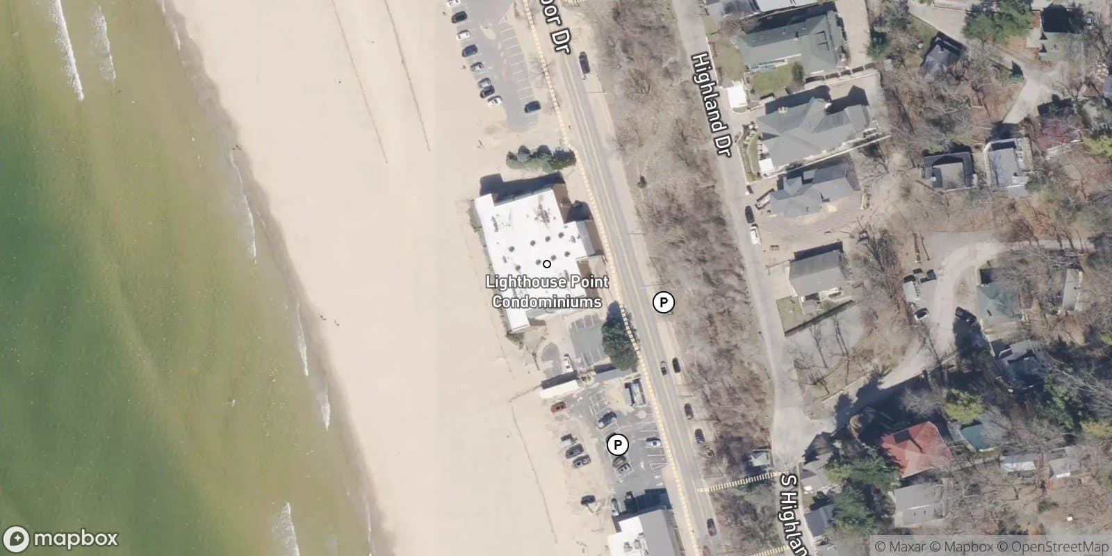 Lighthouse Point Condominium — satellite view