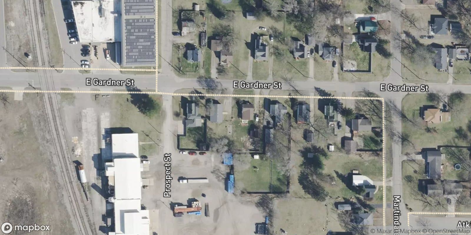 Gardners Add — satellite view