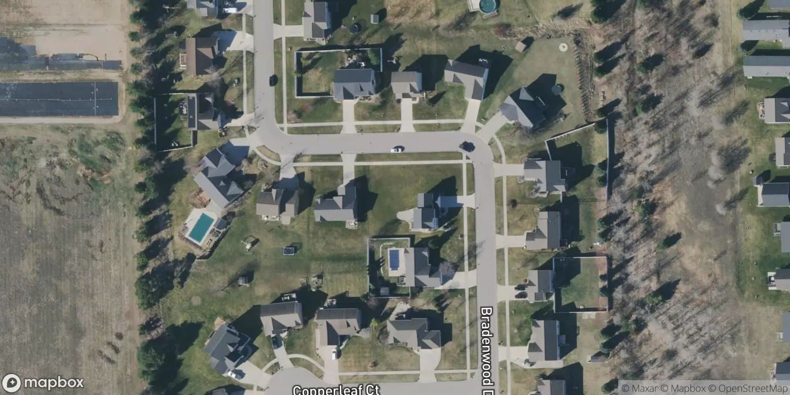 Rush Creek Crossing — satellite view