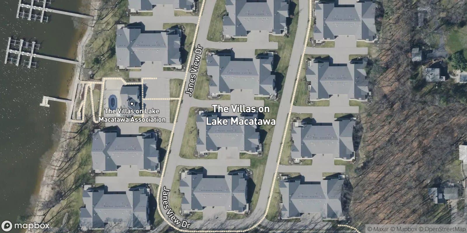 The Villas on Lake Macatawa — satellite view