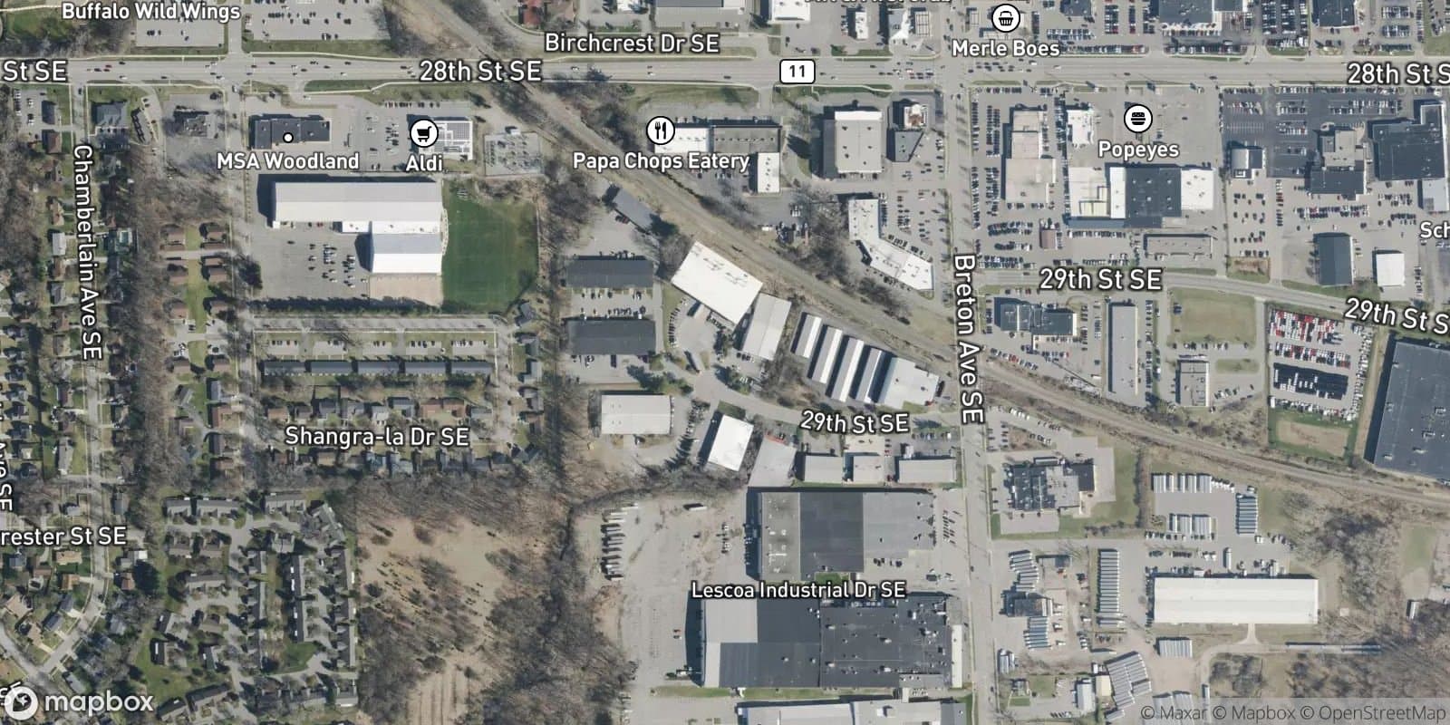 Breton Industrial Park — satellite view