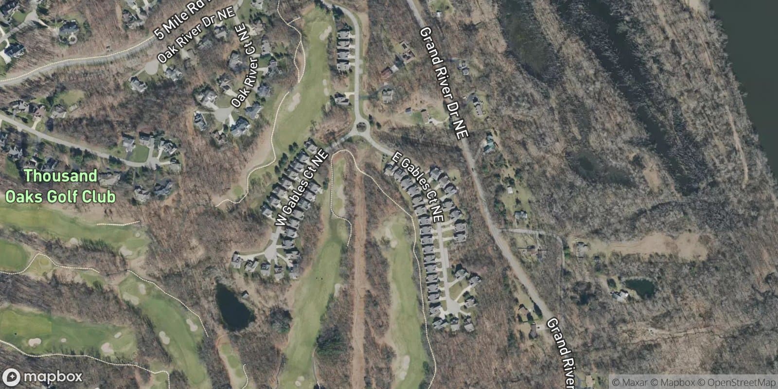 The Gables on the Green Ai Thousand Oaks — satellite view