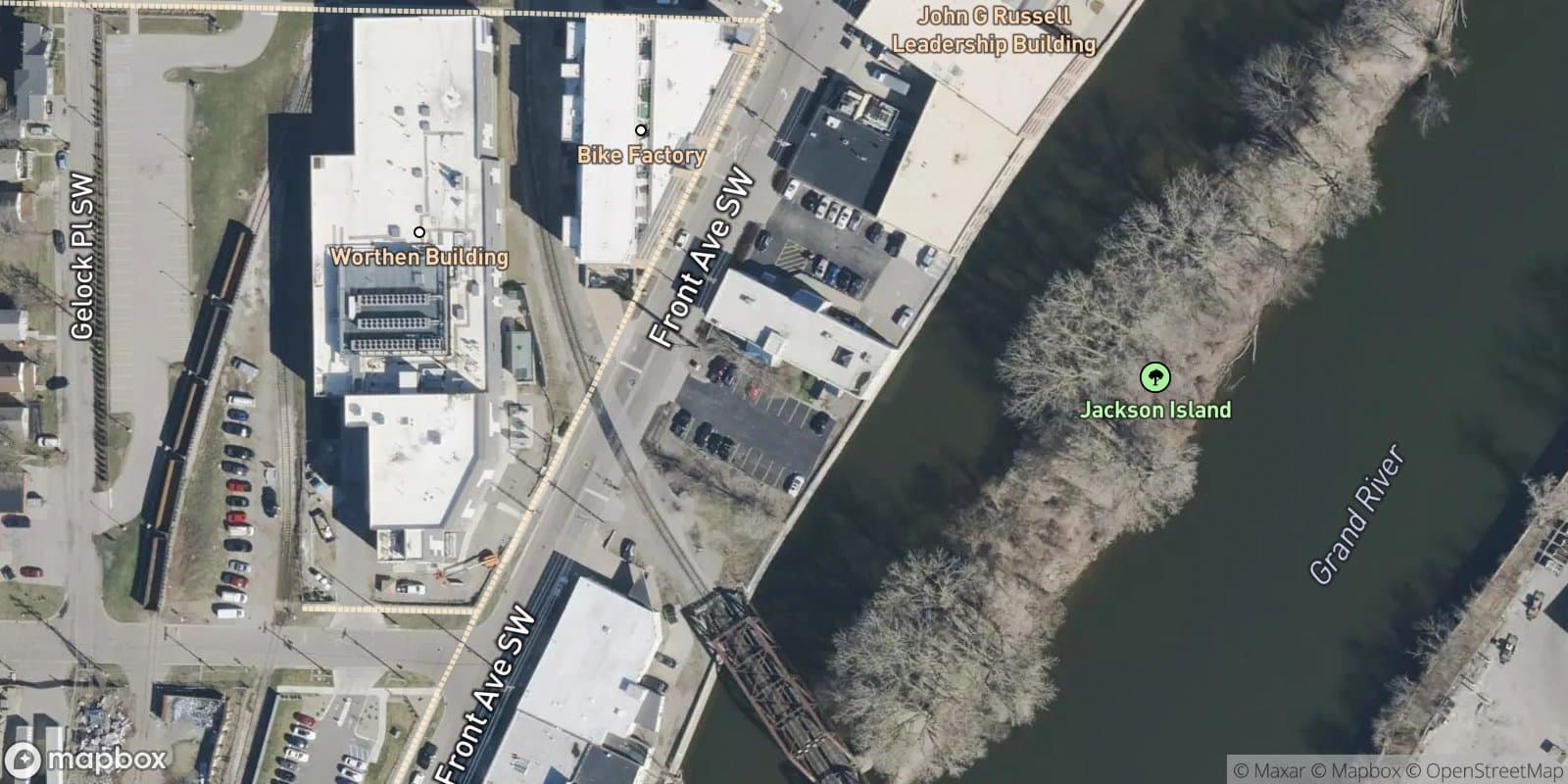 O.J. Bissells Add. — satellite view