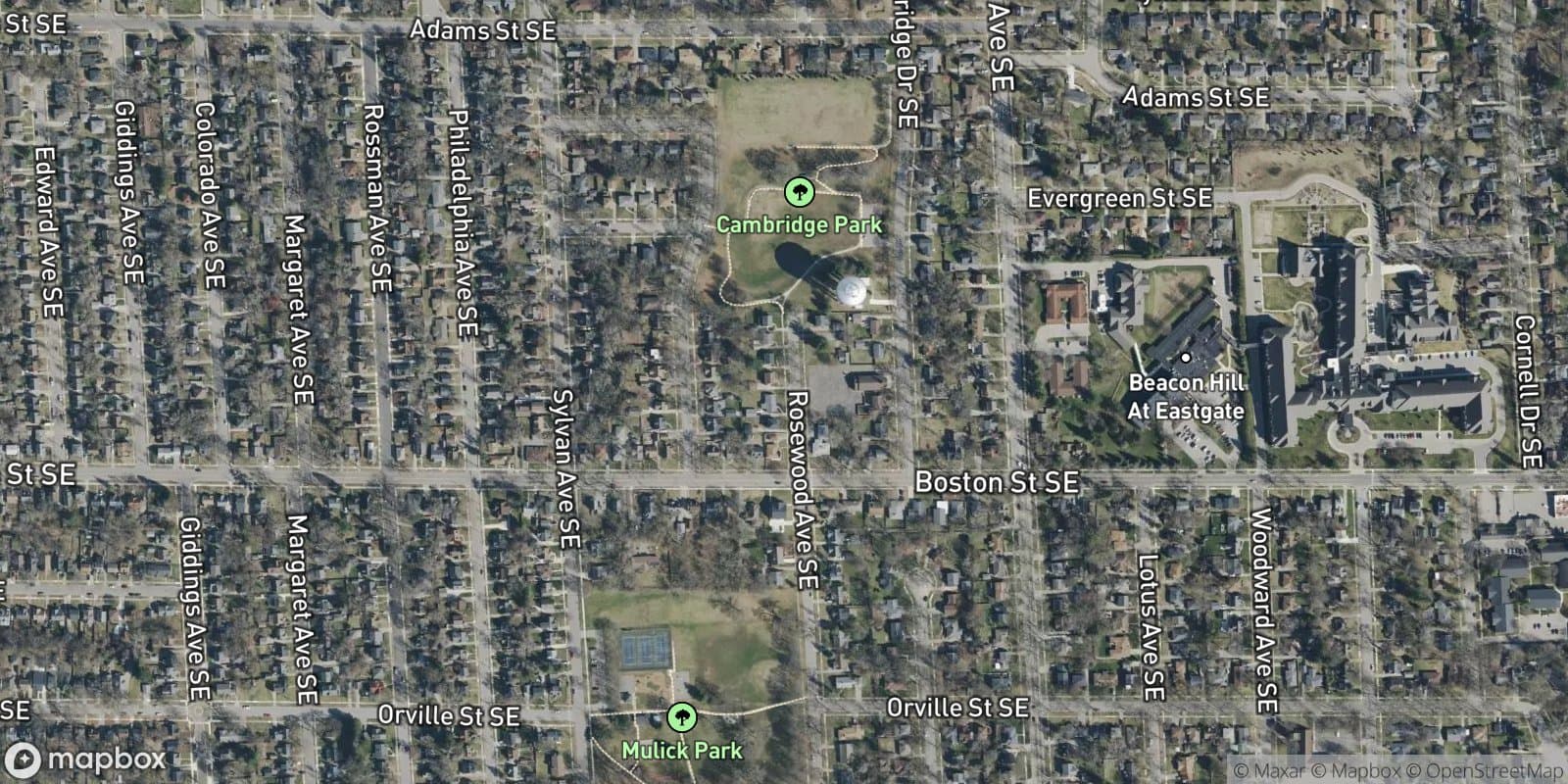 Hill Top Add. — satellite view