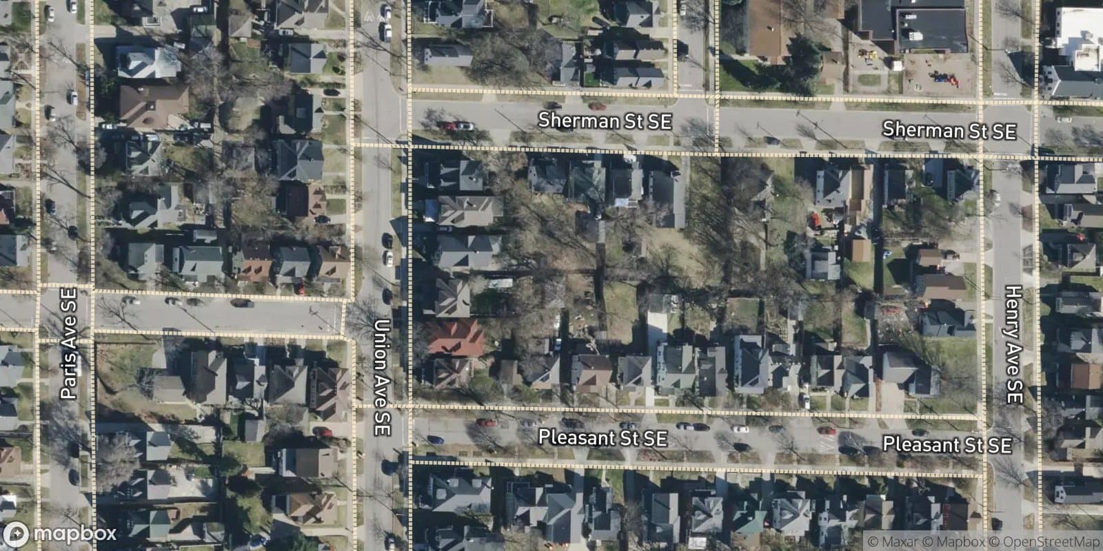 Butterfields Sub. — satellite view