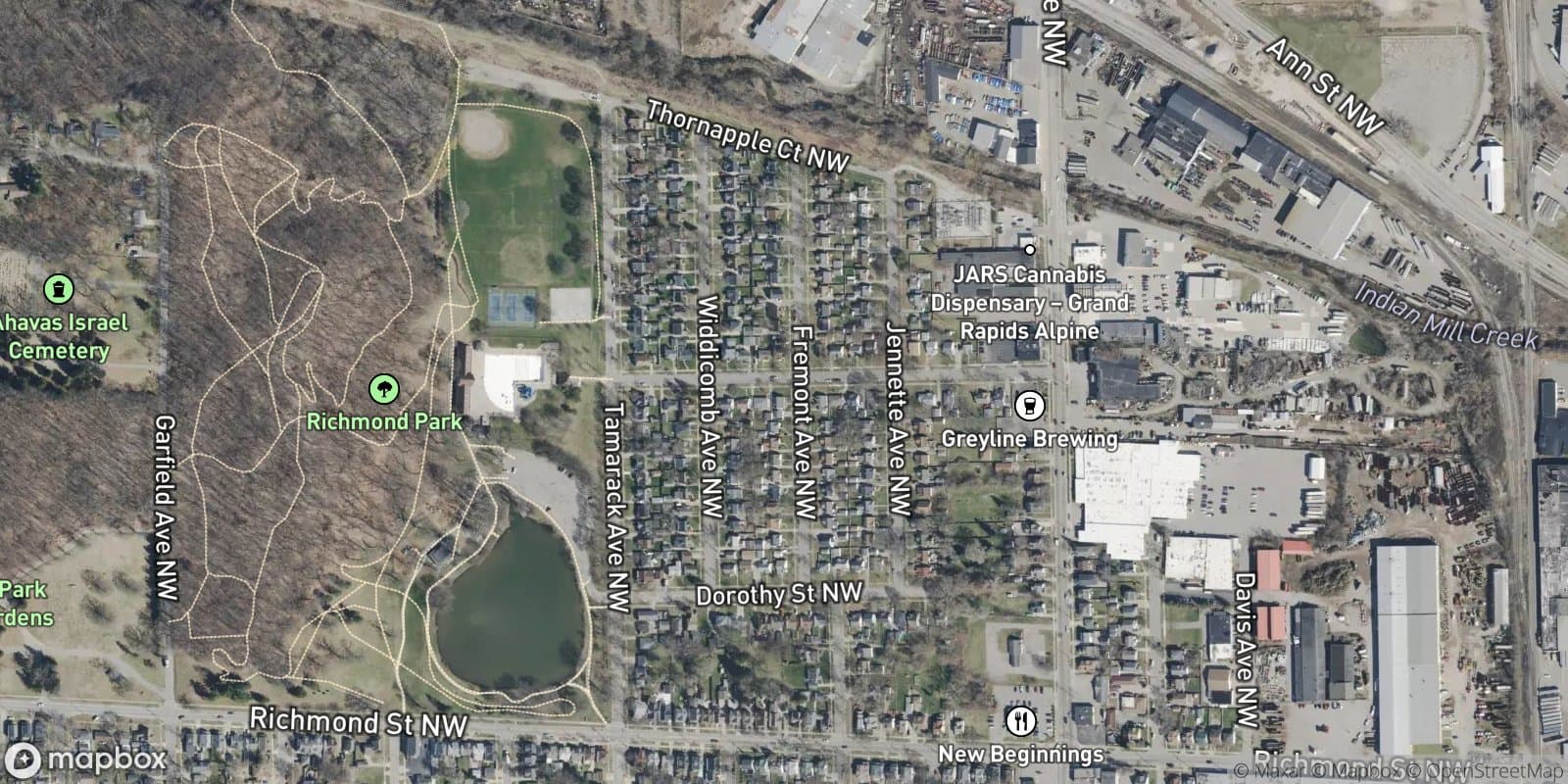 Richmond Park Add. — satellite view