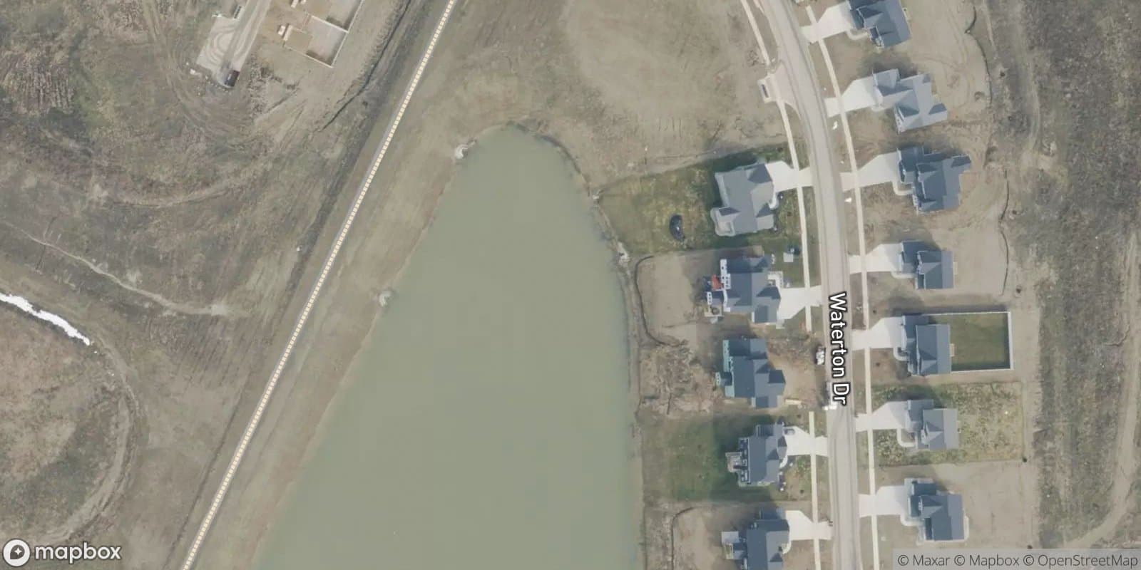 Waterton Station — satellite view