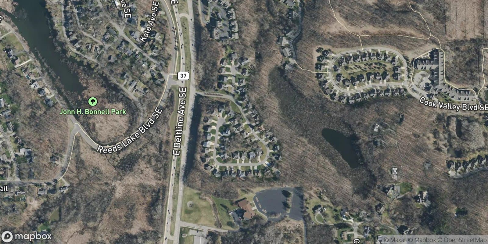 Windemere — satellite view