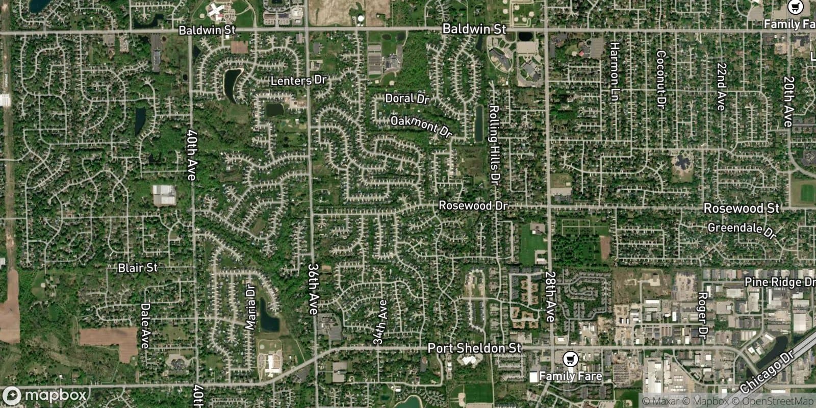 Highpoint Acres — satellite view