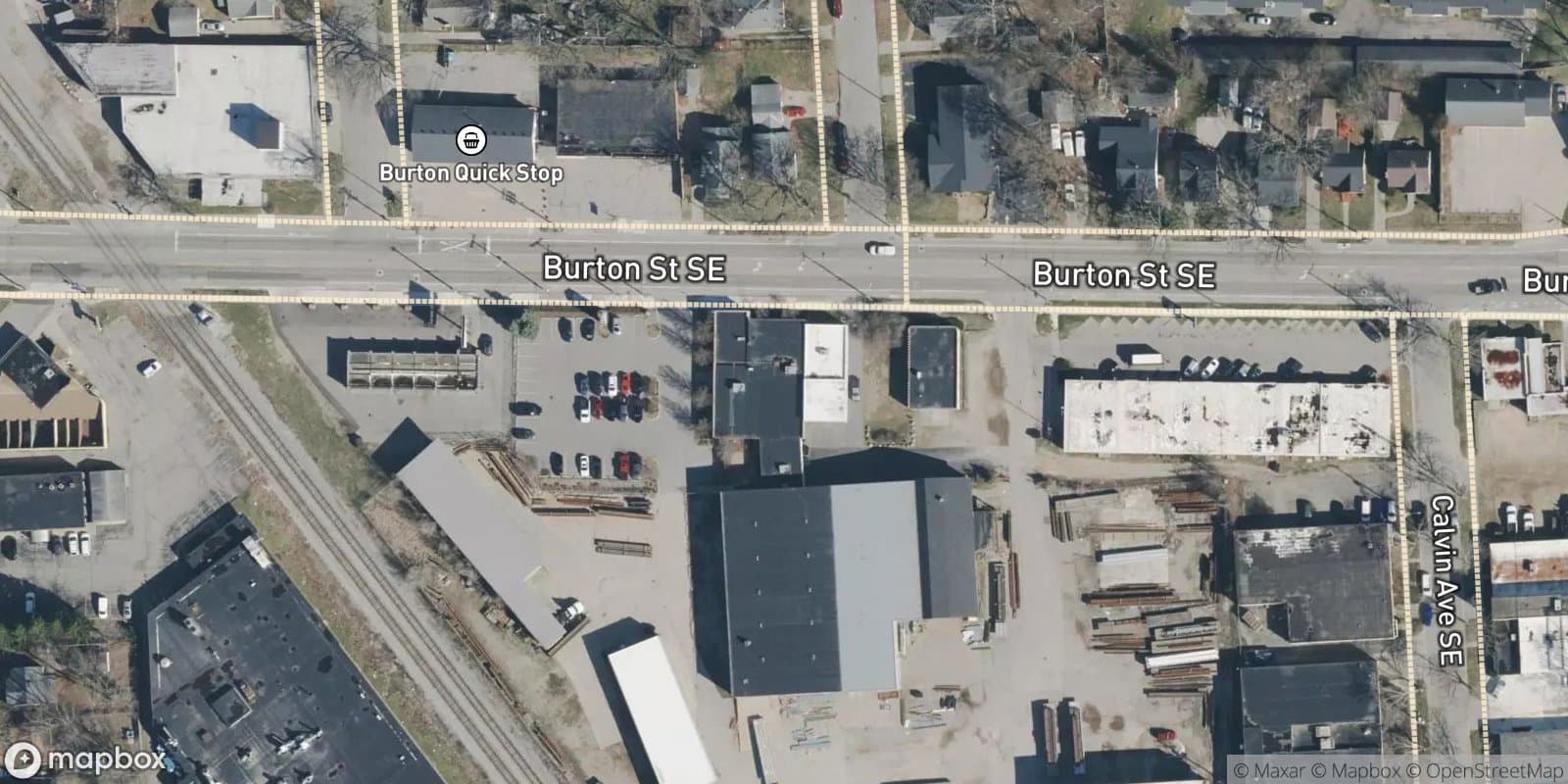 Newark Heights, Amended Plat of Lot 4 and Vacated Alley — satellite view