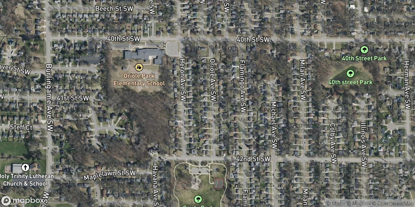 Norman Wesley Frazier Plat — satellite view