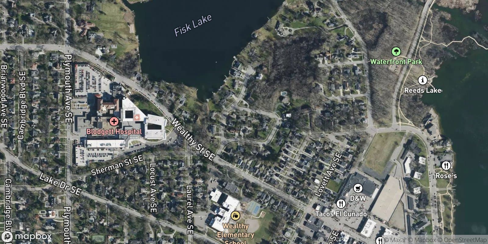 Fisk Lake Gardens Sub. — satellite view