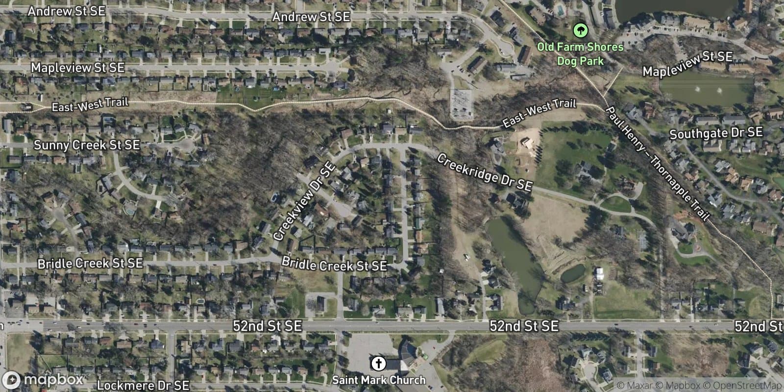 Maple Creek Plat No. 1 — satellite view
